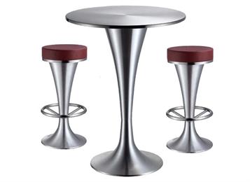 現(xiàn)代風(fēng)格酒吧不銹鋼酒吧圓桌