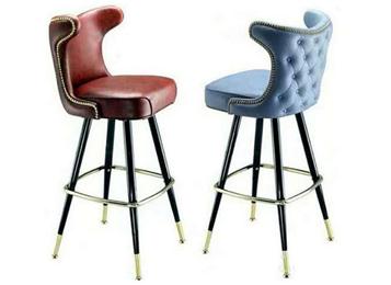 歐式不銹鋼創(chuàng)意時尚酒吧專用吧臺高腳椅