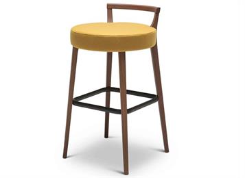 酒吧實(shí)木吧臺椅現(xiàn)代簡約吧臺高腳凳