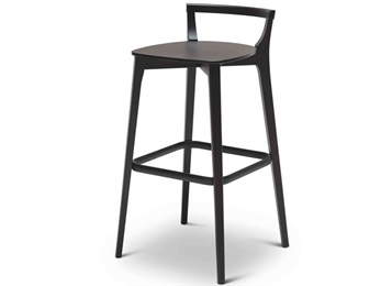 高端吧臺椅酒吧椅會所前臺實(shí)木高腳凳