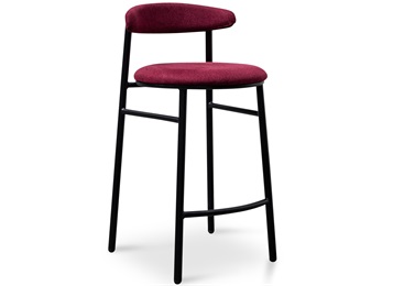 酒吧靠背軟座椅高腳凳現(xiàn)代簡約酒吧實(shí)木椅子