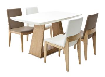 田園簡(jiǎn)約現(xiàn)代大理石餐桌