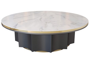 酒店會(huì)所別墅20人位高級(jí)電動(dòng)餐桌大圓桌