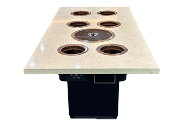 6人位一人一個小火鍋無煙自凈化火鍋烤肉一體桌