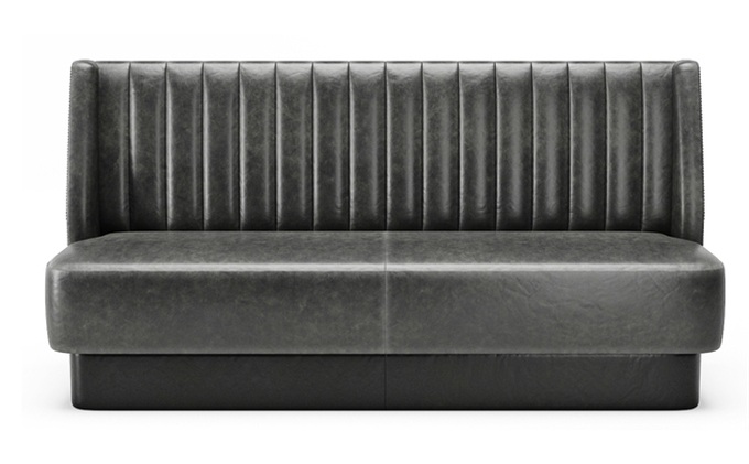 別墅會所西皮軟包卡座沙發(fā)