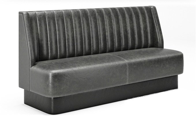 別墅會所西皮軟包卡座沙發(fā)