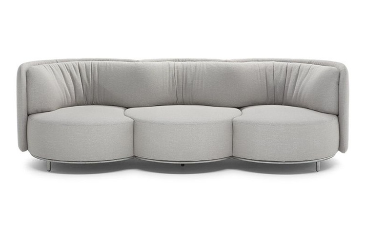 高端會所現(xiàn)代個性意式絨皮卡座沙發(fā)