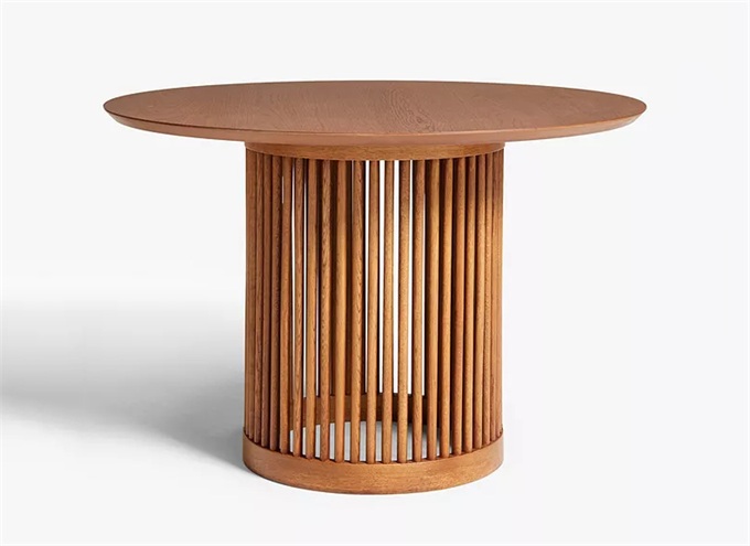 新中式會所田園風(fēng)格實木桌子家具