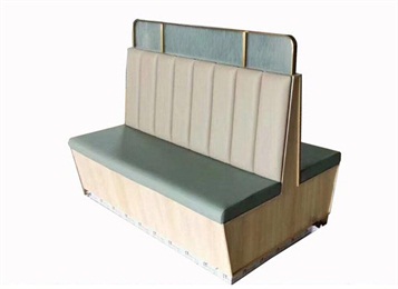 火鍋店時尚餐廳特色雙面卡座沙發(fā)