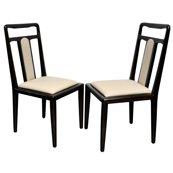 火鍋店中式古典實木靠背椅子