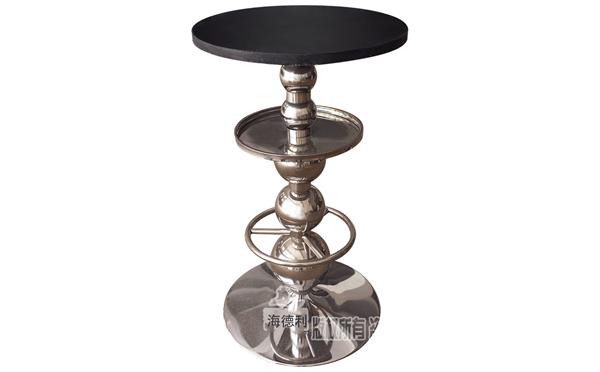 創意時尚酒吧桌椅不銹鋼圓形酒吧臺