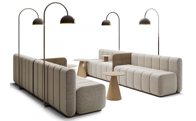 意式極簡輕奢布藝沙發(fā)