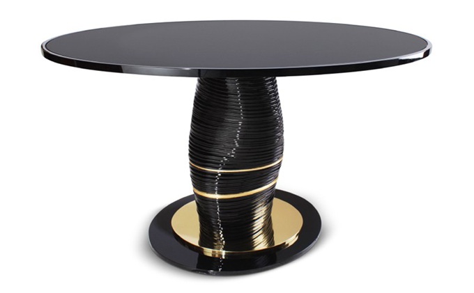 創意清吧美式輕奢大理石酒吧圓桌