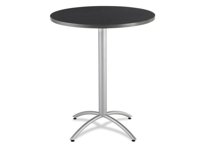 現代風格酒吧簡約不銹鋼小圓桌