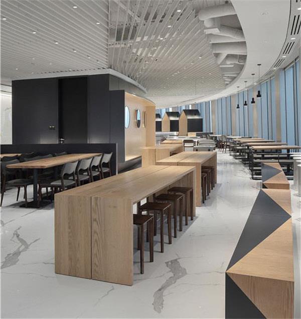 現代簡約實木酒吧桌椅長條吧臺家具