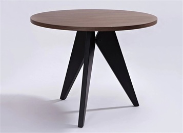 咖啡館北歐實木圓咖啡桌洽談桌