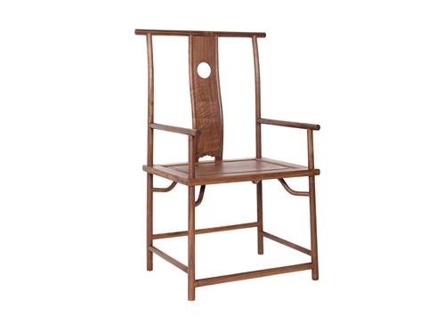 經典明式家具 海棠式小四出頭官帽椅