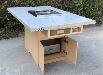 海底撈同款自帶無煙凈化火鍋桌