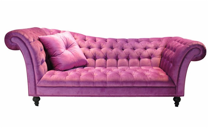 高檔西餐廳斜靠背絨面革沙發(fā)