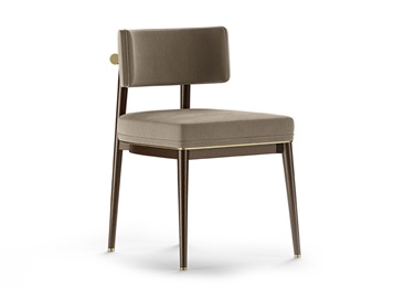 北歐實木餐椅現(xiàn)代胡桃木西餐椅