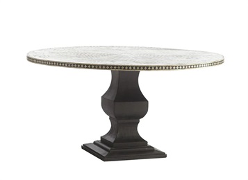 米其林西餐廳時(shí)尚實(shí)木圓餐桌