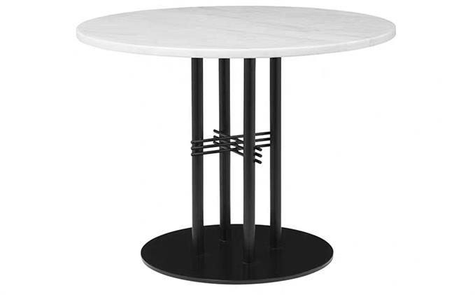 現(xiàn)代簡(jiǎn)約金屬腳大理石西餐桌