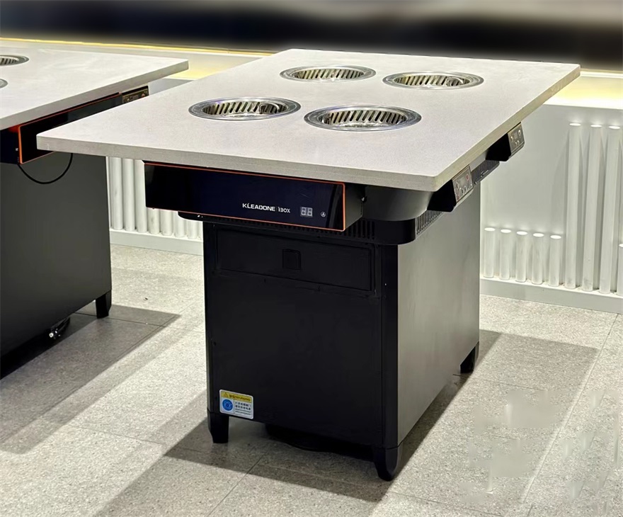 自助火鍋餐廳一人一鍋無煙凈化小火鍋桌