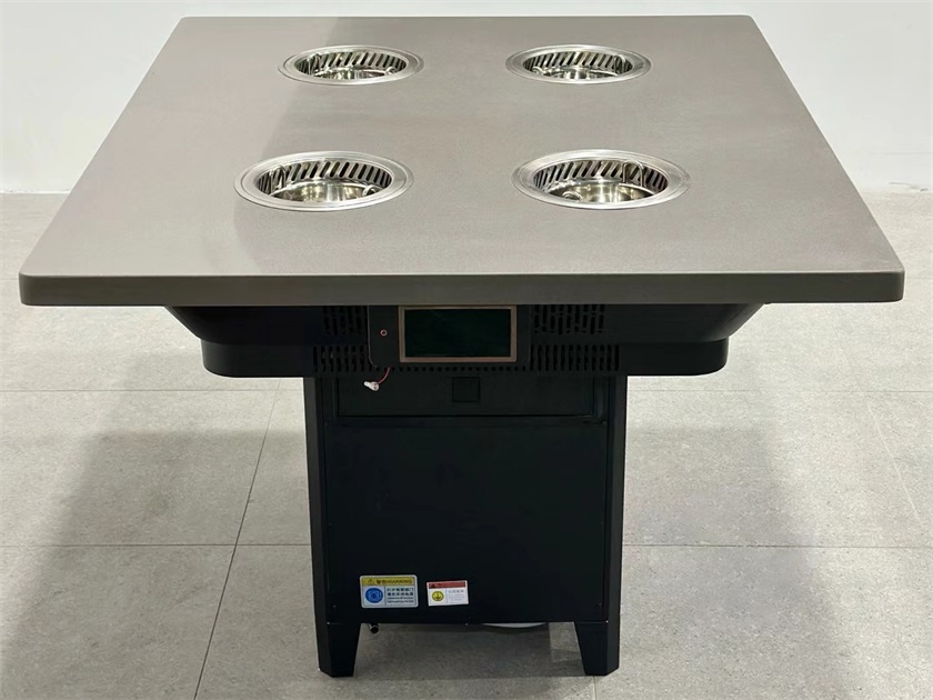 自助餐廳一人一鍋無煙自凈化小火鍋桌