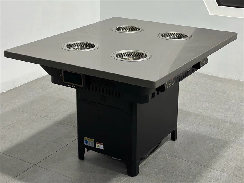 自助餐廳一人一鍋無煙自凈化小火鍋桌