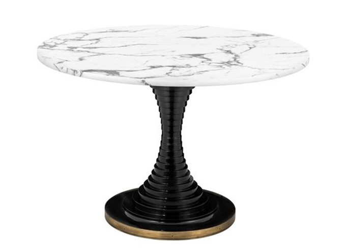 酸菜魚(yú)主題餐廳現(xiàn)代大理石餐桌