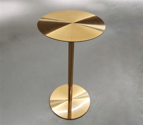 現代酒吧個性酒吧桌_歐美后現代輕奢不銹鋼酒吧桌