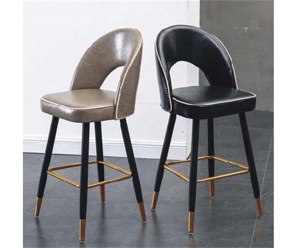復(fù)古風(fēng)格酒吧創(chuàng)意時尚不銹鋼酒吧高吧椅