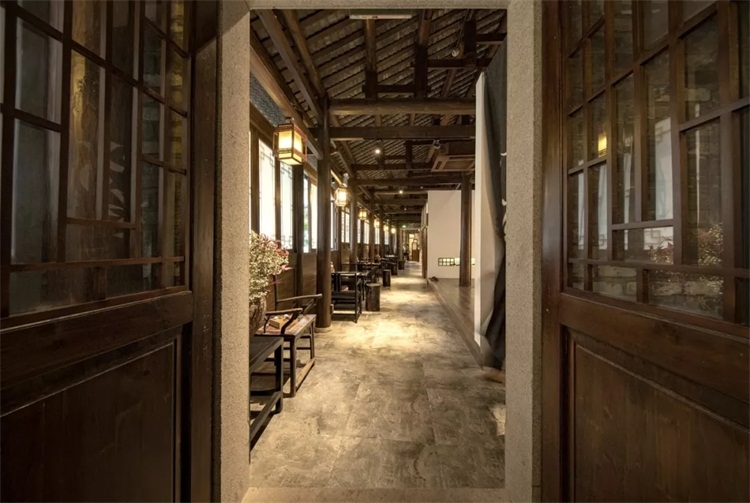 茶社空間設計效果圖