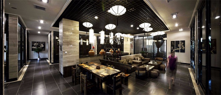 茶館空間設(shè)計(jì)效果圖