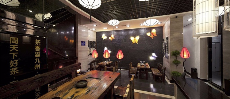 茶館空間設(shè)計(jì)效果圖