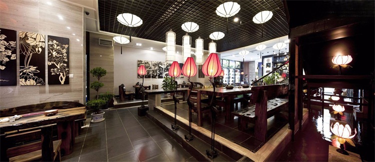 茶館空間設(shè)計(jì)效果圖