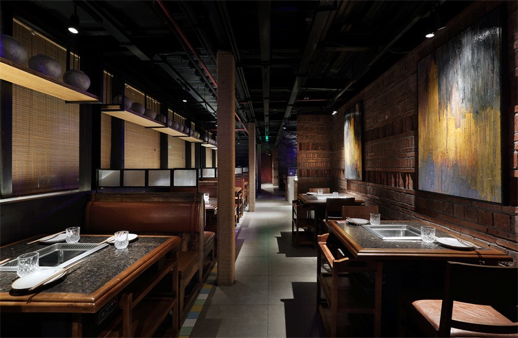 火鍋餐廳空間設計效果圖