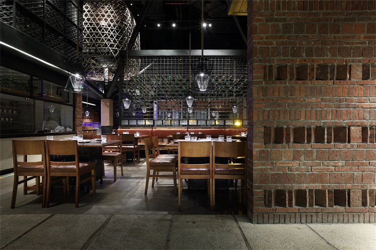 火鍋餐廳空間設計效果圖