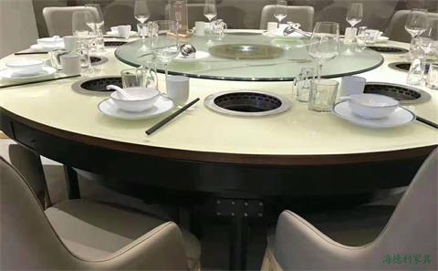 大理石一人一鍋?zhàn)灾疱侂姶艩t餐桌