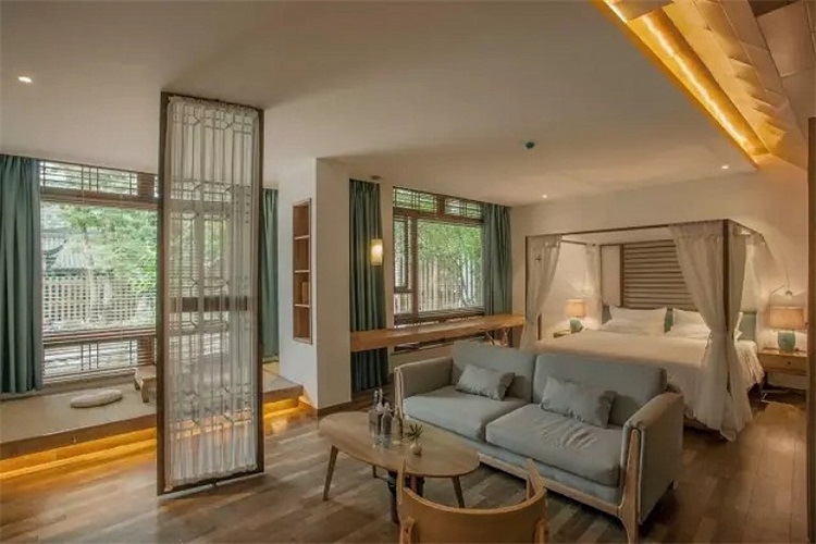 青城山主題酒店空間設計效果圖