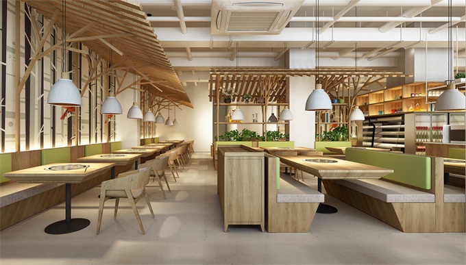 餐飲空間室內(nèi)設(shè)計效果圖