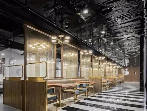 簡約又別致的南京藍(lán)灣咖啡店家具定做