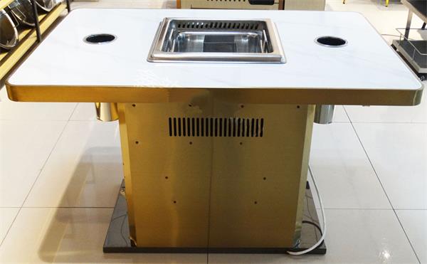 不銹鋼無煙火鍋桌