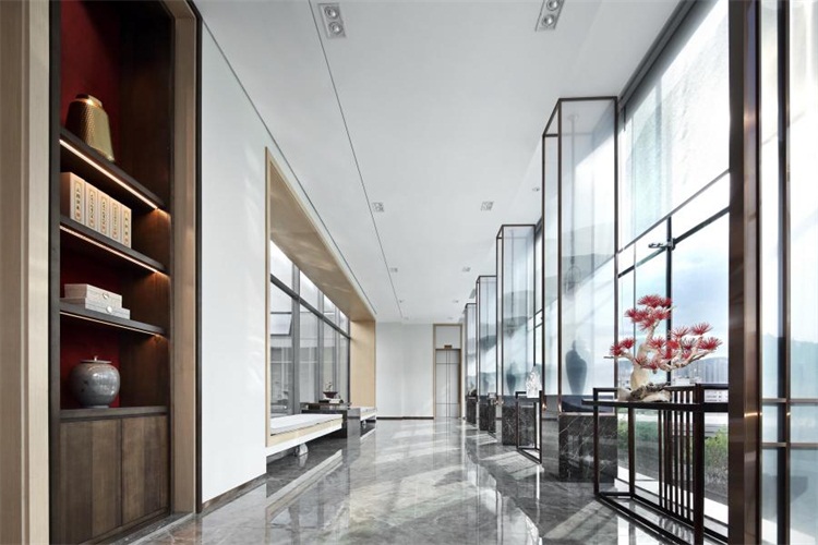 茶業(yè)會館空間設(shè)計效果圖