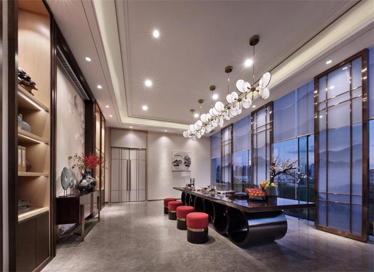 茶業(yè)會館空間設(shè)計效果圖