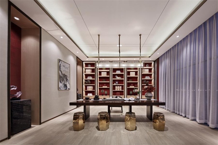 茶業(yè)會館空間設(shè)計效果圖