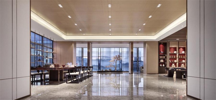 茶業(yè)會館空間設(shè)計效果圖