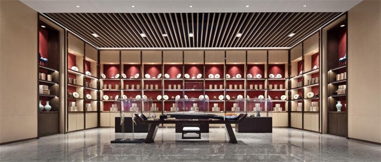 茶業(yè)會館空間設(shè)計效果圖