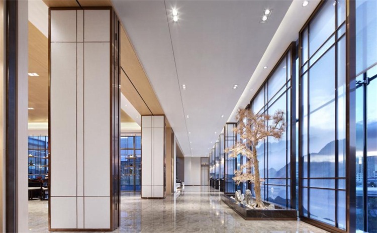 茶業(yè)會館空間設(shè)計效果圖