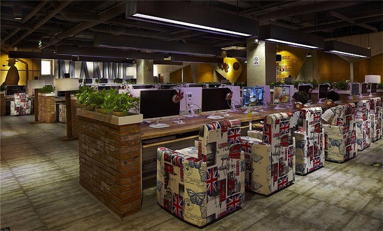 網(wǎng)咖空間設計效果圖